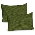 thumbnail image 1 of Ambesonne Camo Pillow Sham 2 Pack, Camouflage with Bear Animals, 30"x20", Fawn and Hunter Green, 1 of 3