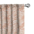 thumbnail image 1 of Ambesonne Camouflage Window Curtains, Soft Peach Tones, Each 28" W x 63" L, Salmon Peach, 1 of 5
