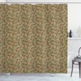 thumbnail image 1 of Ambesonne Camouflage Shower Curtain, Classic Tricolor Camo, 69"Wx84"L, Reseda Green Dark Tan, 1 of 3