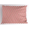 thumbnail image 1 of Ambesonne Candy Cane Pillow Sham, Bicolor Stripes, 36" X 20", Red Fern Green White, 1 of 2