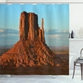 thumbnail image 1 of Ambesonne Canyon Shower Curtain, Monument Valley America, 69"Wx70"L, Blue Orange, 1 of 5