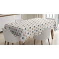 thumbnail image 1 of Ambesonne Car Lover Tablecloth Rectangular Table Cover, Various Breed Kitty Heads, 60"x84", Multicolor, 1 of 4