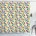 thumbnail image 1 of Ambesonne Carnival Shower Curtain, Symbolic Mardi Gras Design, 69"Wx70"L, Multicolor, 1 of 5