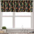 thumbnail image 1 of Ambesonne Carnival Valance Pack of 2, Dancing Women in Flag Hues, 54"X18", Charcoal Grey Multicolor, 1 of 4