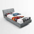 thumbnail image 1 of Ambesonne Cars Fitted Sheet, Formula Cars Technology, Twin Size, Multicolor, 1 of 3