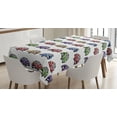 thumbnail image 1 of Ambesonne Cars Tablecloth Rectangular Table Cover, Colorful Fast Sports Car, 52"x70", Red Fern Green Purple, 1 of 3