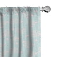 thumbnail image 1 of Ambesonne Cartoon Window Curtains, Sky with Clouds and Birds, Each 28" W x 95" L, Blue Purpleblue, 1 of 4