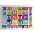 thumbnail image 1 of Ambesonne Cartoon Activity Pillow Sham, English Alphabet, 36" X 20", Multicolor, 1 of 2