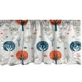 thumbnail image 1 of Ambesonne Cartoon Animal Window Valance, Fall Woodland Racoon, 54" X 18", Pale Blue Multicolor, 1 of 3
