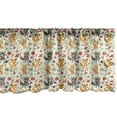 thumbnail image 1 of Ambesonne Cartoon Animal Window Valance, Forest Life, 54" X 12", Multicolor, 1 of 3