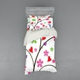 thumbnail image 1 of Ambesonne Cartoon Bedding Set 3 Pcs, Fresh Spring Tree Curly, Twin, Black Multicolor, 1 of 3
