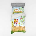 thumbnail image 1 of Ambesonne Cartoon Bedding Set 3 Pcs, Tree Butterfly and Flower, Twin, Multicolor, 1 of 3