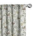 thumbnail image 1 of Ambesonne Cartoon Curtains, Doodle Monkey, Pair of 28"x84", Multicolor, 1 of 5