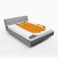 thumbnail image 1 of Ambesonne Cartoon Fitted Sheet, Kitty Fun Humor, Queen Size, Marigold Grey, 1 of 3
