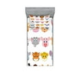thumbnail image 1 of Ambesonne Cartoon Fitted Sheet & Pillow Sham Set, Farm and Savannah Animals, Twin, Multicolor, 1 of 2