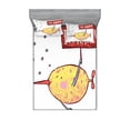 thumbnail image 1 of Ambesonne Cartoon Fitted Sheet & Pillow Sham Set, Humor Fish, Full, Multicolor, 1 of 2