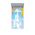 thumbnail image 1 of Ambesonne Cartoon Fitted Sheet & Pillow Sham Set, Ship Rainbow, Twinxl, Multicolor, 1 of 2