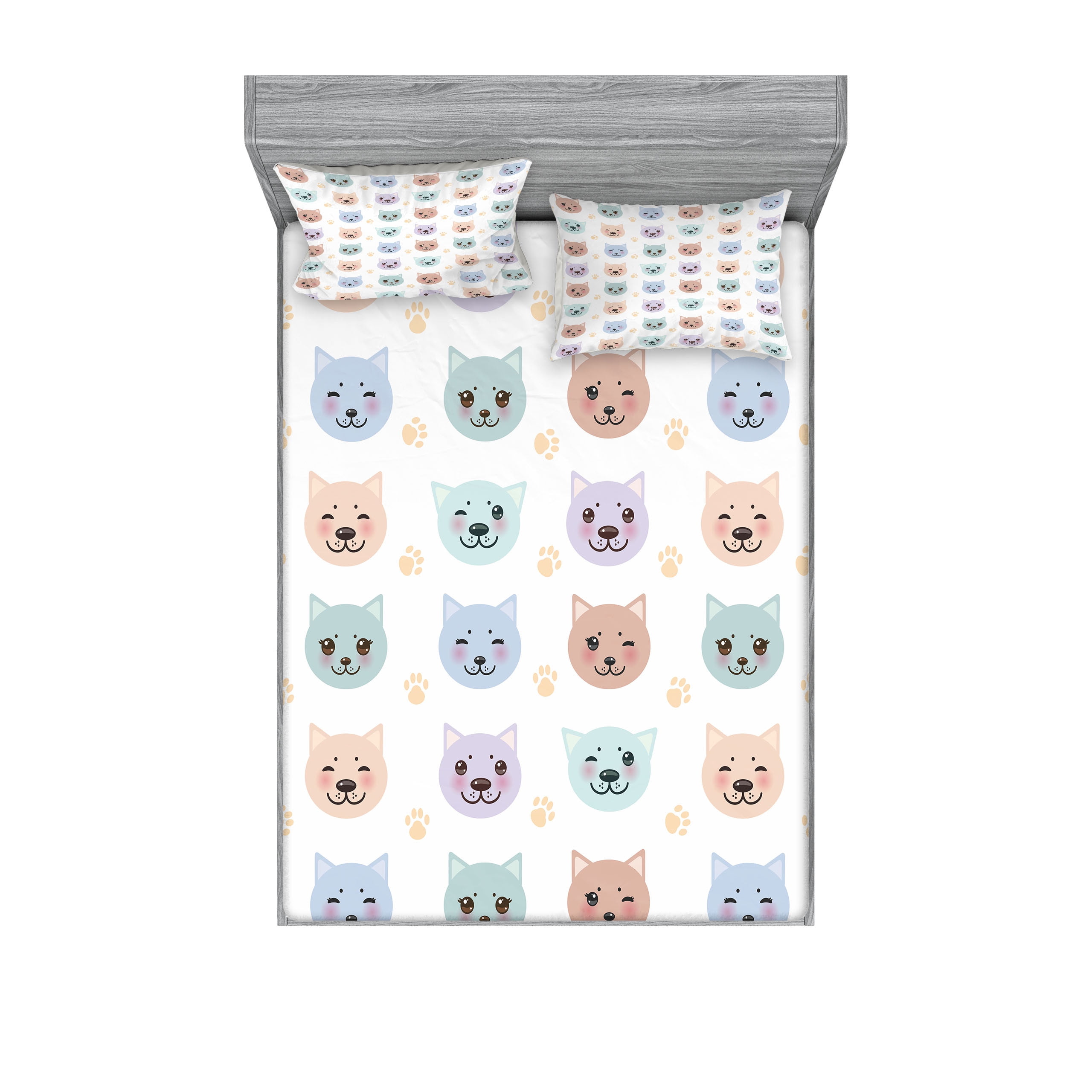 Ambesonne Microfiber Sheet Set