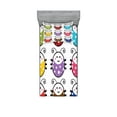 thumbnail image 1 of Ambesonne Cartoon Fitted Sheet & Pillow Sham Set, Smiling Ladybugs Set, Twinxl, Multicolor, 1 of 2
