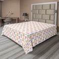 thumbnail image 1 of Ambesonne Cartoon Flat Sheet, Pineapple with Brush Stroke, Full Size, Apricot Peach, 1 of 1