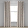 thumbnail image 1 of Ambesonne Cartoon Grommet Curtain, Repetitive Little Ones Fun, 50" x 96", Ivory Pink and Blue, 1 of 6