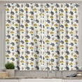 thumbnail image 1 of Ambesonne Cartoon Kitchen Curtains, Circus Animals Jumping Art, 55"x39", Multicolor, 1 of 3