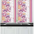 thumbnail image 1 of Ambesonne Cartoon Kitchen Curtains, Illustration Cats Clouds, 55"x39", Multicolor, 1 of 2
