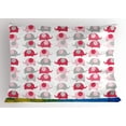 thumbnail image 1 of Ambesonne Cartoon Pillow Sham, Abstract Elephants Dots, 26" X 20", Dark Coral Pale Pink, 1 of 2