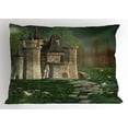 thumbnail image 1 of Ambesonne Cartoon Pillow Sham, In an Enchanted Forest, 36" X 20", Multicolor, 1 of 2