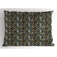 thumbnail image 1 of Ambesonne Cartoon Pillow Sham, Outer Space Pattern, 36" X 20", Multicolor, 1 of 2