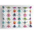 thumbnail image 1 of Ambesonne Cartoon Pillow Sham, Robot, 26" X 20", Multicolor, 1 of 2