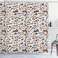 thumbnail image 1 of Ambesonne Cartoon Shower Curtain, Construction Home Repair, 69"Wx84"L, White Multicolor, 1 of 4
