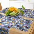 thumbnail image 1 of Ambesonne Cartoon Table Runner & Placemats, Colorful Horses at Zoo, Placemat 4 pcs + Runner 14"x72", Ceil Blue Multicolor, 1 of 2