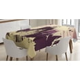 thumbnail image 1 of Ambesonne Cartoon Tablecloth Rectangular Table Cover, Castle in Mountains, 60"x90", Dark Purple Cream, 1 of 4