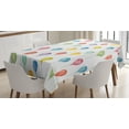 thumbnail image 1 of Ambesonne Cartoon Tablecloth Rectangular Table Cover, Colorful Festive Balloons, 60"x90", Multicolor, 1 of 4