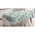 thumbnail image 1 of Ambesonne Cartoon Tablecloth Rectangular Table Cover, Daisies and Ladybugs, 52"x70", Multicolor, 1 of 4