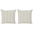 thumbnail image 1 of Ambesonne Cartoon Throw Pillow Cover 2 Pack, Doodle Monkey, 16", Multicolor, 1 of 2