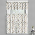 thumbnail image 1 of Ambesonne Cartoon Valance & Curtain, Flower Dragonfly Bugs, 55"x45", Pale Blue Pink Red, 1 of 6