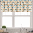 thumbnail image 1 of Ambesonne Cartoon Valance Pack of 2, Clouds and Eyes Smiling, 54"X12", Champagne and Multicolor, 1 of 4