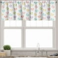 thumbnail image 1 of Ambesonne Cartoon Valance Pack of 2, Funny Panda Bears Artwork, 54"X18", Multicolor, 1 of 5