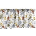 thumbnail image 1 of Ambesonne Cartoon Valance Pack of 2, Hand Drawn Monkey, 42"X12", Multicolor, 1 of 3