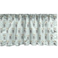 thumbnail image 1 of Ambesonne Cartoon Window Valance, Cats with Bandana, 42" x 18", Pale Green Yellow, 1 of 3