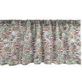 thumbnail image 1 of Ambesonne Cartoon Window Valance, Coffee Mugs Milk Bottles, 54" X 12", Multicolor, 1 of 1