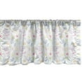 thumbnail image 1 of Ambesonne Cartoon Window Valance, Elephants Bears, 54" X 12", Multicolor, 1 of 3