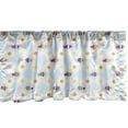 thumbnail image 1 of Ambesonne Cartoon Window Valance, Fish Cartoon with Spots, 54" X 18", Multicolor, 1 of 3