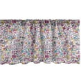 thumbnail image 1 of Ambesonne Cartoon Window Valance, Music Keys Sound Speaker, 54" X 18", Multicolor, 1 of 3