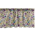 thumbnail image 1 of Ambesonne Cartoon Window Valance, Ocean Creatures Shells, 54" X 18", Multicolor, 1 of 3