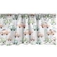 thumbnail image 1 of Ambesonne Cartoon Window Valance, Pastel Toned Cars, 54" X 12", Peach and Mint Green, 1 of 3