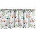 thumbnail image 1 of Ambesonne Cartoon Window Valance, Pastel Toned Cars, 54" X 18", Peach and Mint Green, 1 of 3