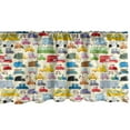 thumbnail image 1 of Ambesonne Cartoon Window Valance, Style Car Traffic, 42" x 18", Cream and Multicolor, 1 of 3